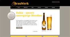Desktop Screenshot of brauwerk.ch